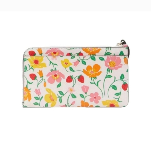 NWT Kate Spade Strawberry Garden Medium Wristlet - Picture 2 of 10